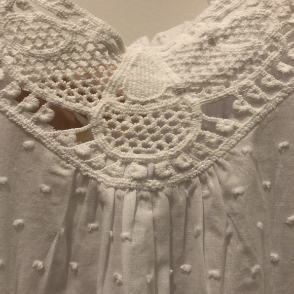 PAPINELLE SWISS DOT NIGHTGOWN ANKLE LENGTH in White NWT sz M, L - Picture 3 of 8